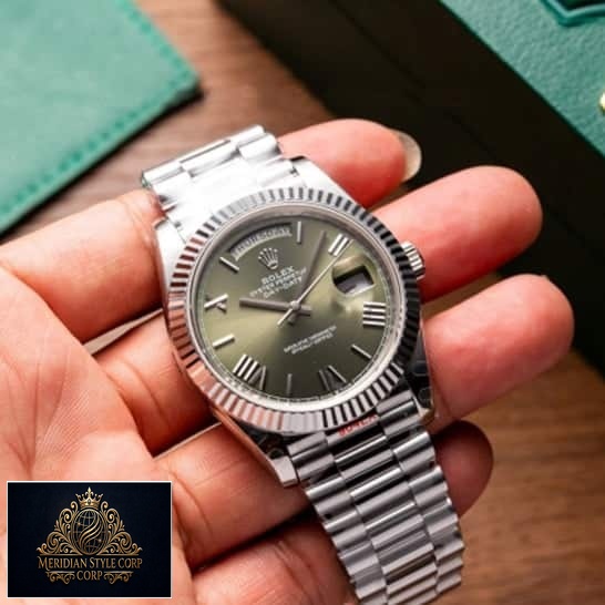 Rolex Day-Date 228239-0033 Stainless Steel Green Dial Oyster Replica