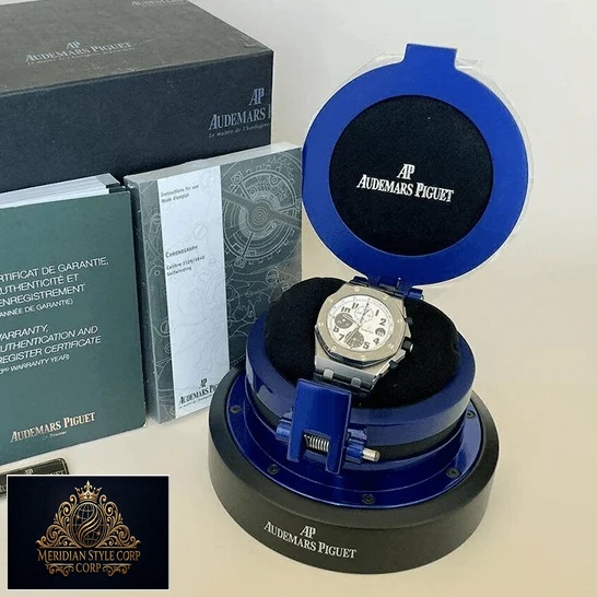 Audemars Piguet Royal Oak 26208ST.OO_.D305CR.01 White Dial Replica in the box