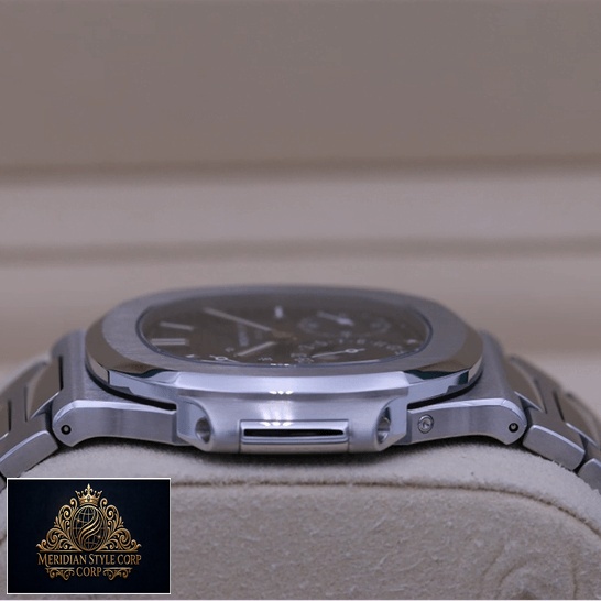Patek Philippe 57121A-001 Nautilusd Steel Blue Dial Moon Phase Replica