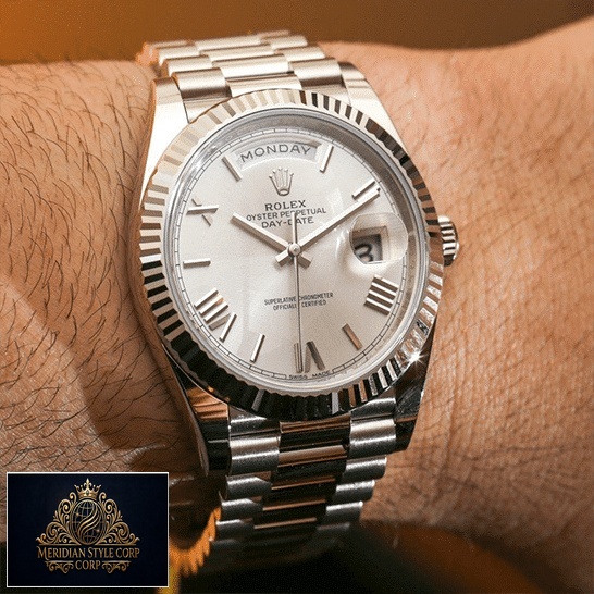 Rolex Day-Date 228239 Watch on the wirst