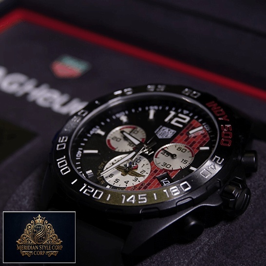 Tag Heuer Formula 1 İndy 500 Limited Edition Black Dial Replica in the box