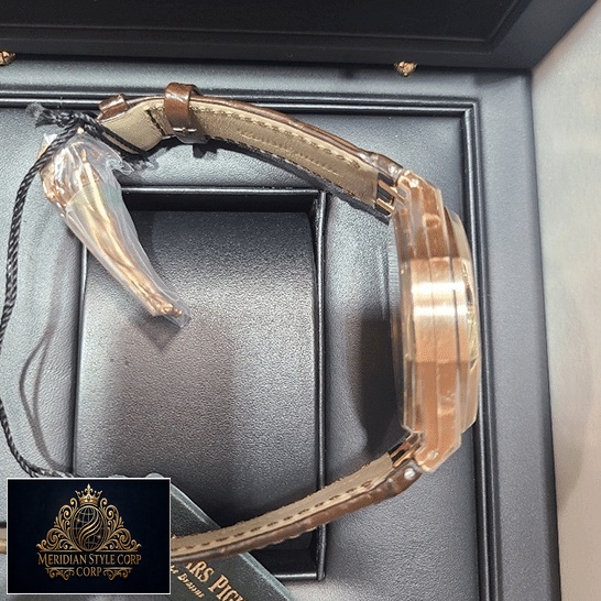 Audemars Piguet Royal Oak Chocholate Leather Bracelet Replica in the box