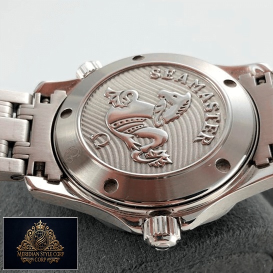 Omega Seamaster 300m Stainless Steel Case Replica upside view