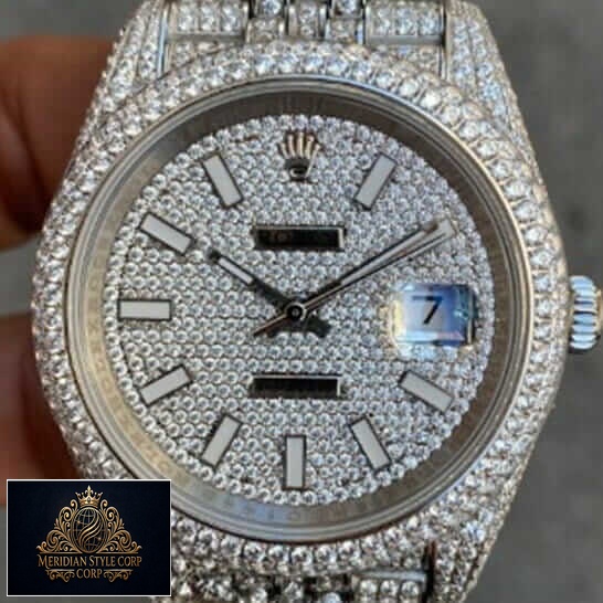 Rolex Datejust 116334 Diamond Dial Gem-Set Bezel Replica