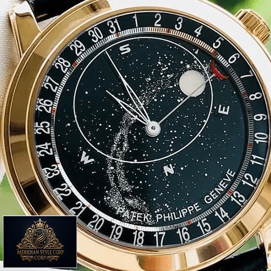 Patek Philippe 6120_001 Celestial Rose Gold Black Dial Replica front view