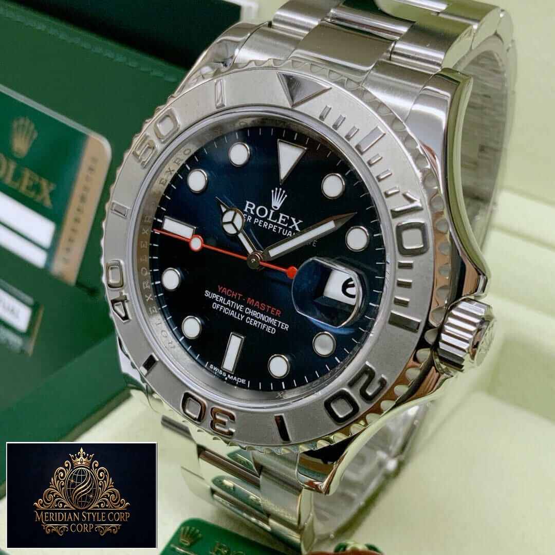 Rolex 116622 Yacht Master Oyster Replica next to warranty card