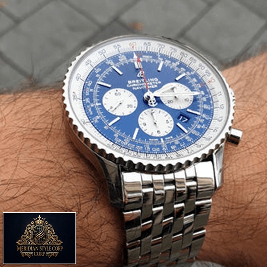 Breitling Navitimer B01 AB0127211C1A1 "Chronograph" True Clone 1:1 breitling navitimer AB0127211C1A1 replica hand