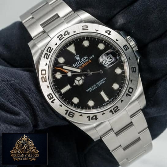 Rolex Explorer II 216570-0001 Black Dial Ceramic stick & dot Replica