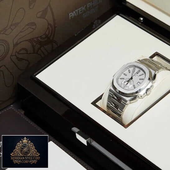 Patek Philippe White Dial Steel Case Replica in the box