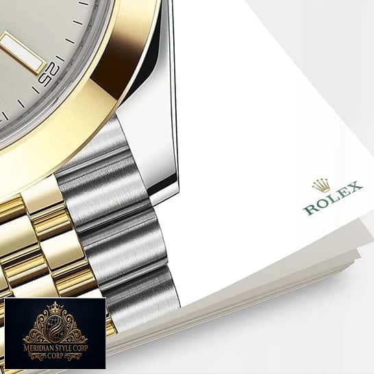 Rolex Datejust 41 126303-0002 Replica Silver Dial Gold Bezel Two tone Bracelet and on the Rolex notebook