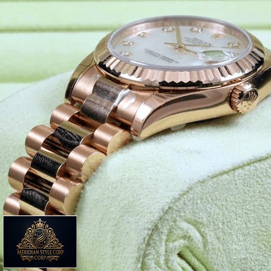 Rolex Datejust 178275 Oyster Mother Of Pearl Rose Gold Replica in the box
