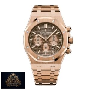 Audemars Piguet Royal Oak Chronograph 26331OR “Rose Gold Brown Dial” Master Replica 1:1