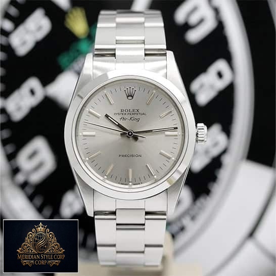 Rolex Air King 5500 White Dial Oyster Bracelet Replica
