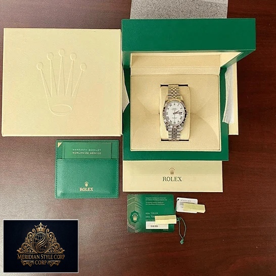 Rolex Datejust 126334 "Steel & White Gold" Perfect Super Clone Rolex Datejust 126334 White Roman Jubilee Bracelet Replica in the rolex box