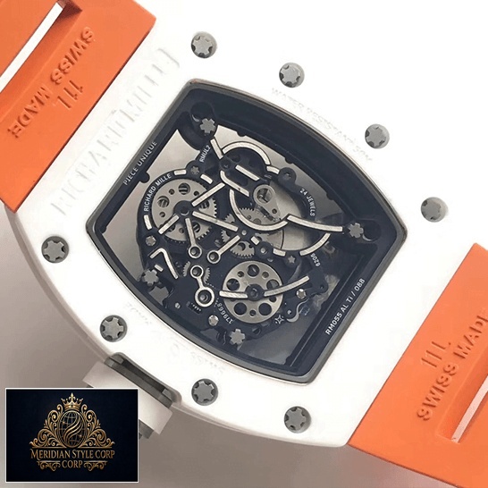 richard_mille_RM055_KV_V2_white_ceramic_skeleton_dial_replica_back