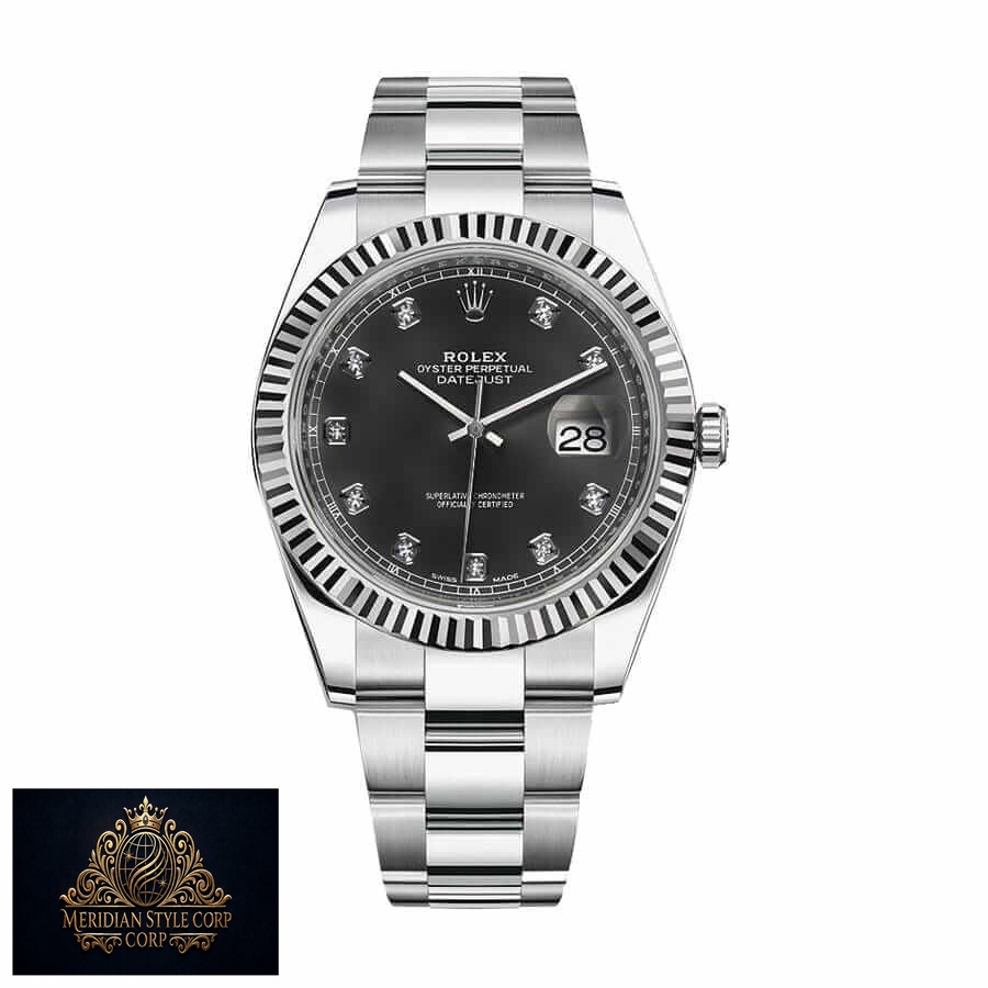 Rolex Datejust Black Diamond 126334 Exact Replica 1:1