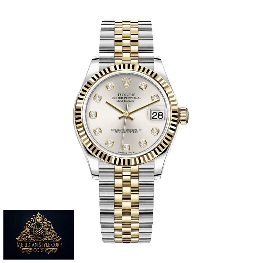 Rolex Lady-Datejust 279173 Silver Diamond Dial Deluxe Replica Edition