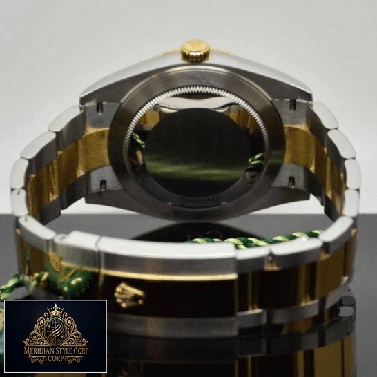 Rolex Datejust 126333 Two Tone Bracelet Replica Fold Clasp on the Rolex Logo