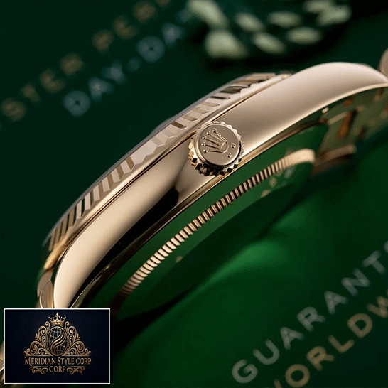 Rolex Day-Date 228238 Replica Yellow Gold Case & Crown Pusher