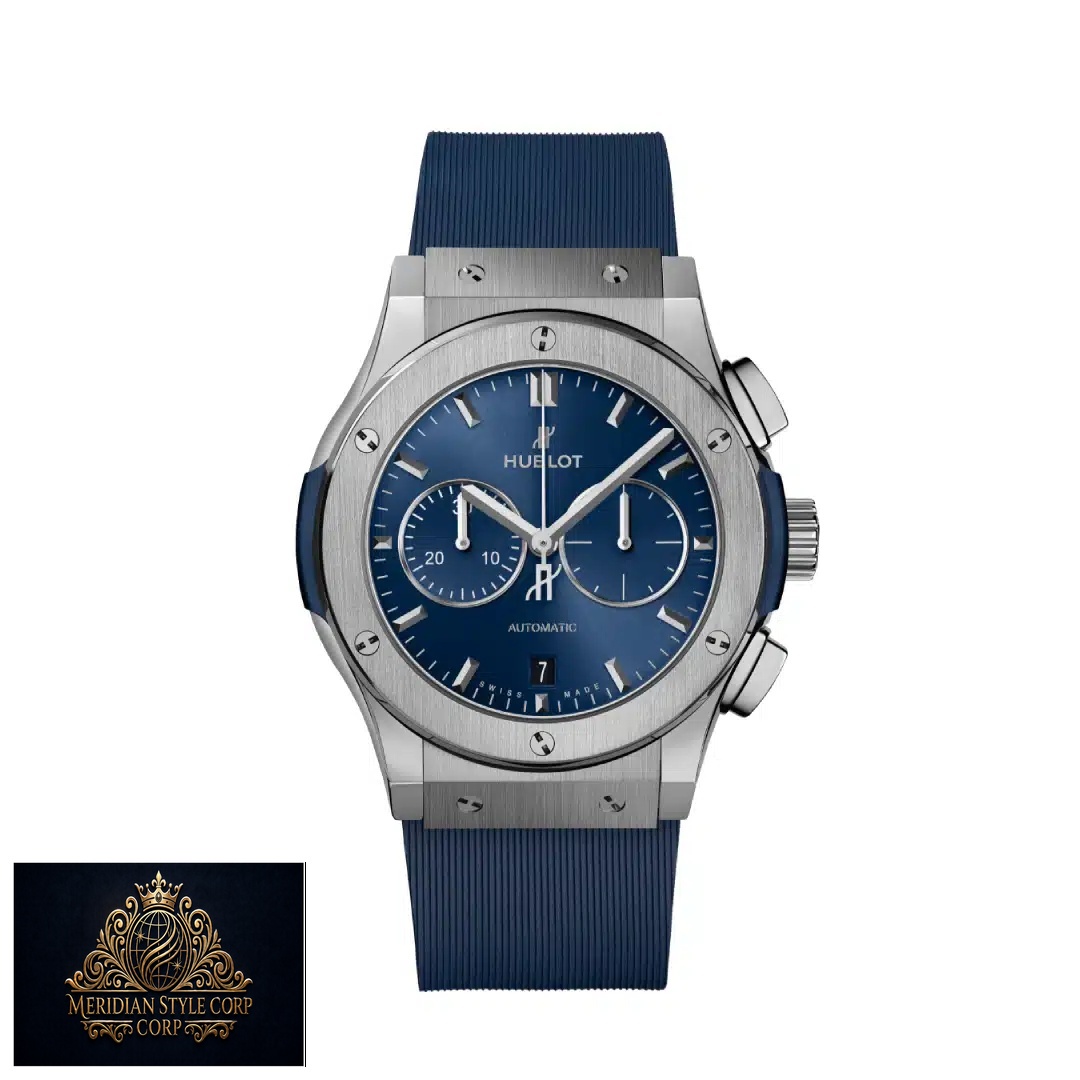 Hublot Classic Fusion Automatic Blue Sunray Dial Titanium 565.NX.7170.LR Replica