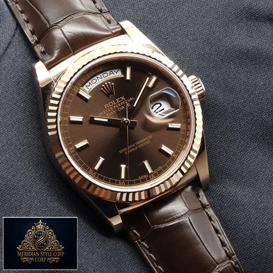Rolex Day-Date 118139 V5 Chocolate Dial Replica