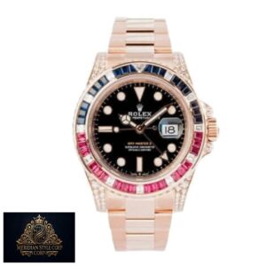 Rolex GMT-Master II 126755SARU “Diamond Bezel” True to Original Copy