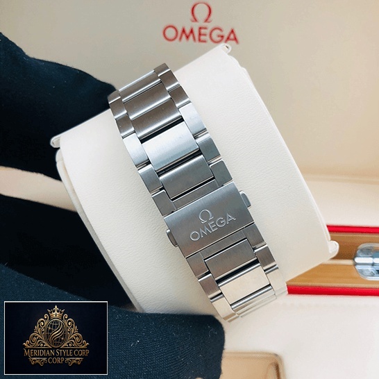 Omega 220.10.40.20.03.001 Stainless Steel Bracelet Replica upside view in the box