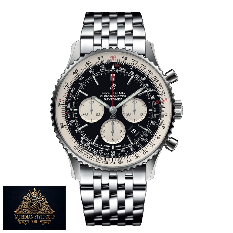 Breitling Navitimer B01 Chronograph AB0121211B1A1 “Black Dial” Premium Duplicate Edition