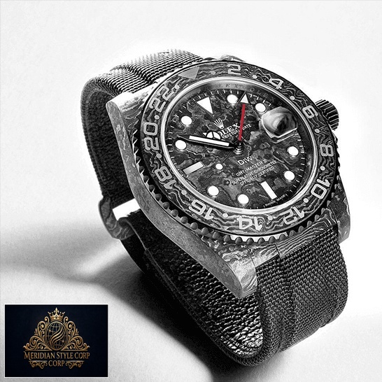 Rolex DiW NTPT Carbon Textile Bracelet Replica