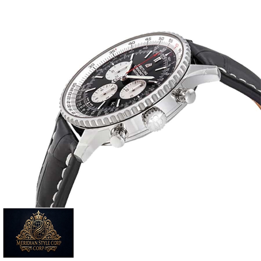 Breitling Navitimer B01 Chronograph 46 AB0127211B1X1 “Black Dial” Signature Copy Edition - Image 3