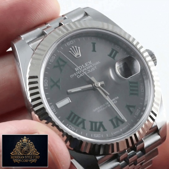 Rolex Datejust II Perpetual Grey Roman Dial 126300-0014 Jubilee Replica