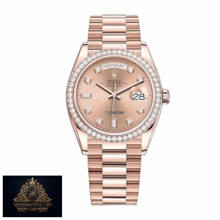 Rolex Day-Date 128345PDP “Pink Diamond” Super Clone Exceptional Replica 1:1