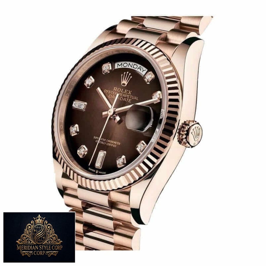 Rolex Day-Date 128235 “Brown Ombre Dial” Top Grade Clone 1:1 - Image 3