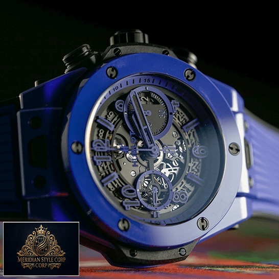 Hublot Big Bang Unico Blue Magic 411.ESU Replica side view