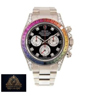 Rolex Cosmograph Daytona 116599RBOW “Black Diamond” Exclusive Clone Edition