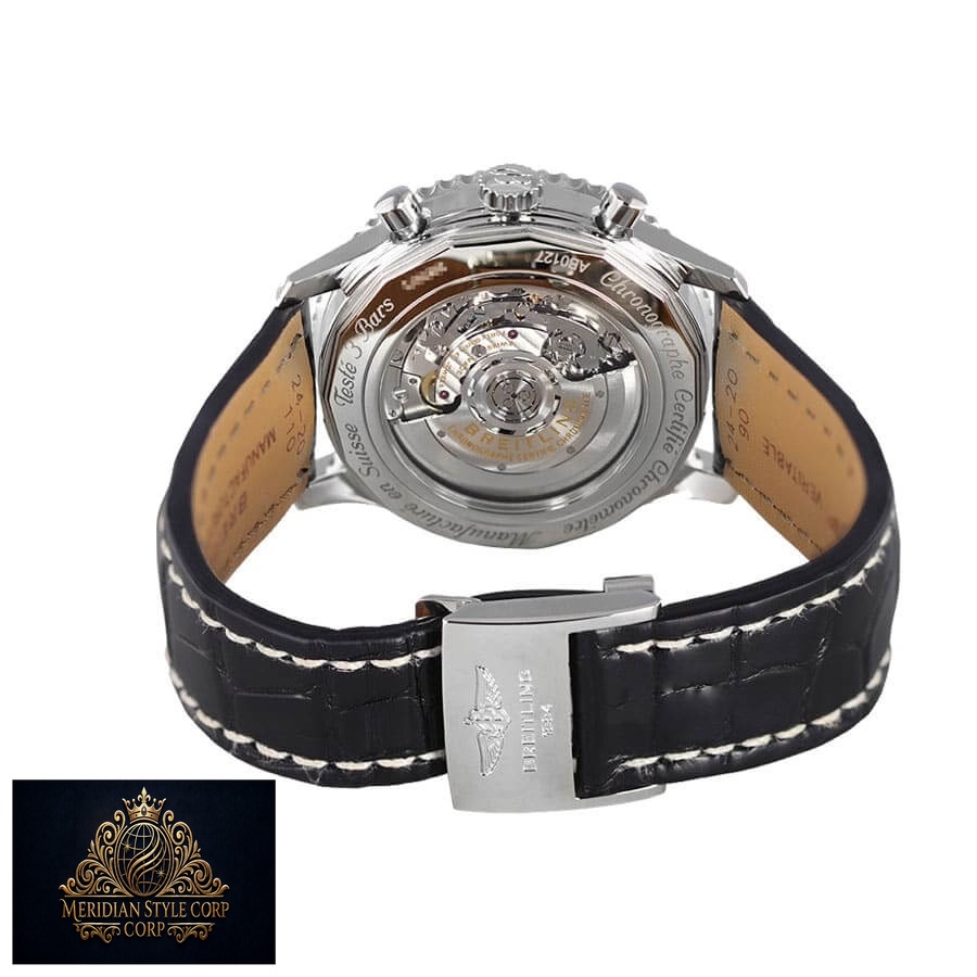 Breitling Navitimer B01 Chronograph 46 AB0127211B1X1 “Black Dial” Signature Copy Edition - Image 4