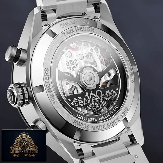 Tag Heuer Carrera Automatic Swıss Made Sınce 1860 100 Meters Replica steel case