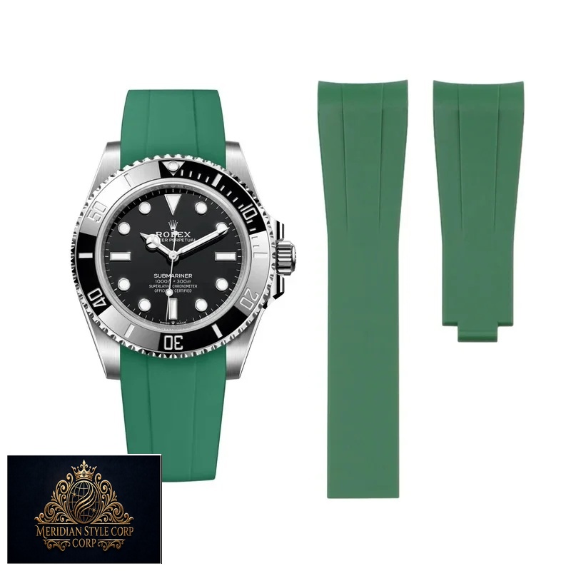 Rolex – Submariner – Rubber Strap – Green - Image 2
