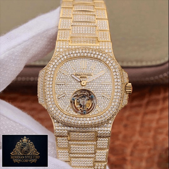 Patek Philippe 5711 Tourbillion Diamond Dial Replica fornt view