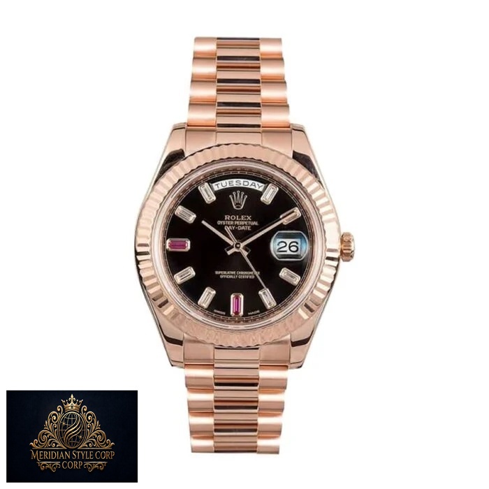 Rolex Day-Date II 218235 “Black Dial” Premium Replica 1:1 - Image 4