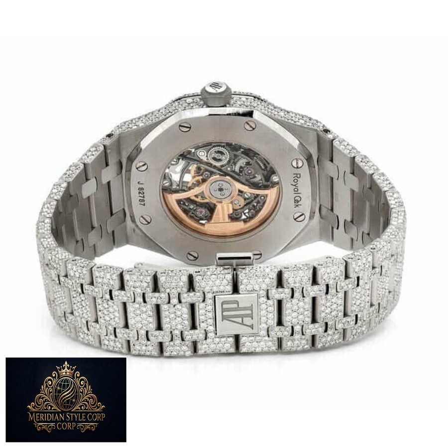 Audemars Piguet Royal Oak “Iced Out” A110BL72 Ultimate Clone Quality - Image 2