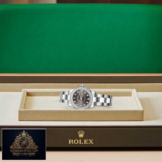 Rolex Datejust 128300 Dark Grey Diamond Replica