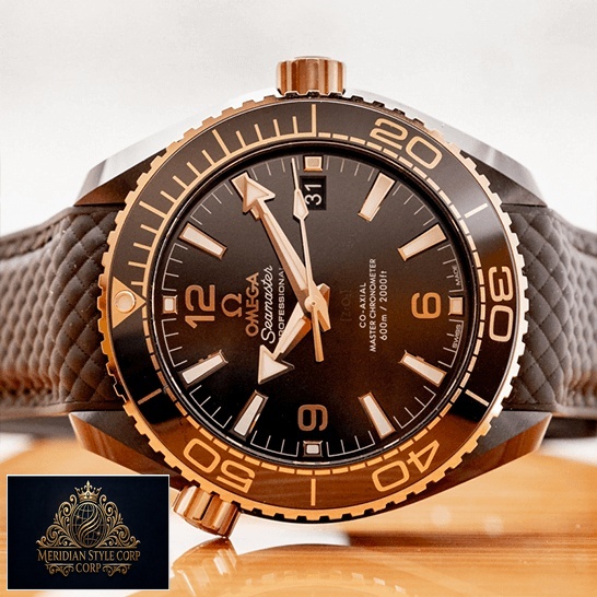 Omega Seamaster 215.62.40.20.13.001 Planet Ocean Ceramic Brown Dial Replica