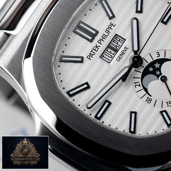 Patek Philippe Geneve White Dial Steel Case Replica front view