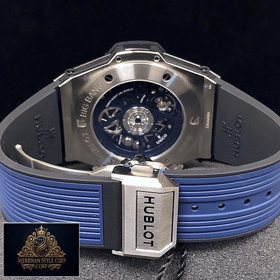 Hublot Big Bang Unico Blue Steel Case Clasp Replica upside view