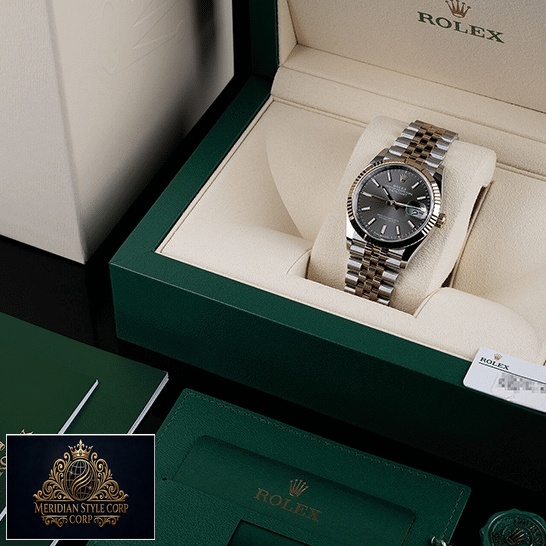 Rolex Datejust 126231 Steel Gold Jubilee Bracelet Replica in the rolex box