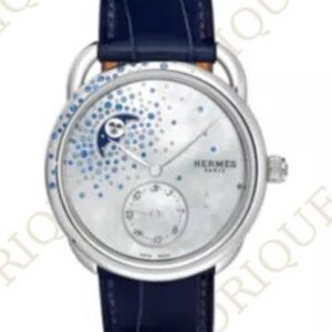 Hermès Arceau Petite Lune watch, Large model, 38 mm Super Clone Watch