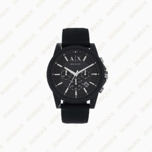 Armani Armani Exchange Chronograph Black Silicone Watch Super Clone Wa