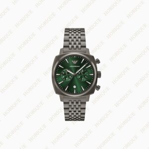 Armani Chronograph Gunmetal Stainless Steel Watch Super Clone Watch