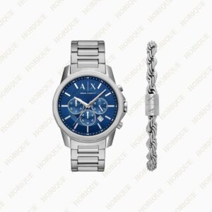 Armani Chronograph Stainless Steel Gift Set Super Clone Watch